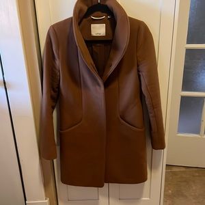 Mint condition Wilfred cognac winter cost- XS elegant and stunning!